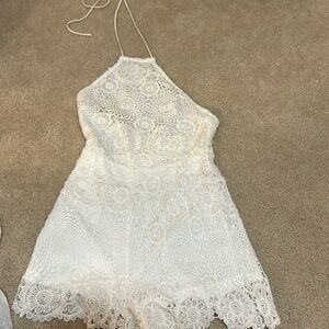 Misguided white romper